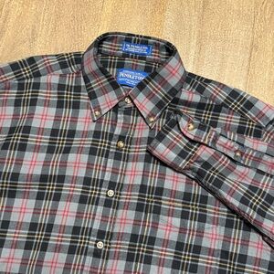 Pendleton Sir Pendleton Men’s Shirt MacPherson Hunting Tartan Gray Size Medium